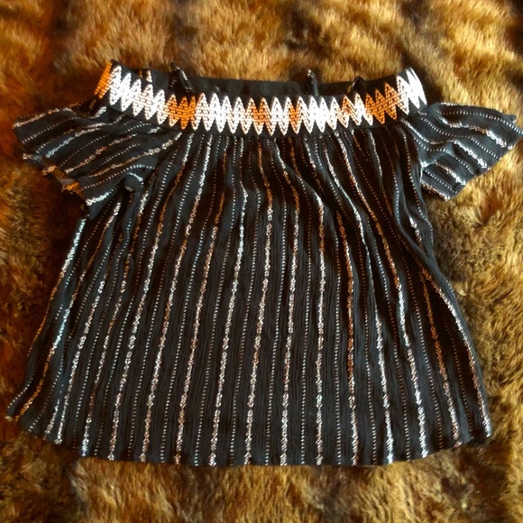 Xhilaration Tops - Black and White blouse from Xhilatation
